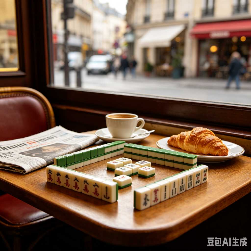 green transparent mahjong tiles