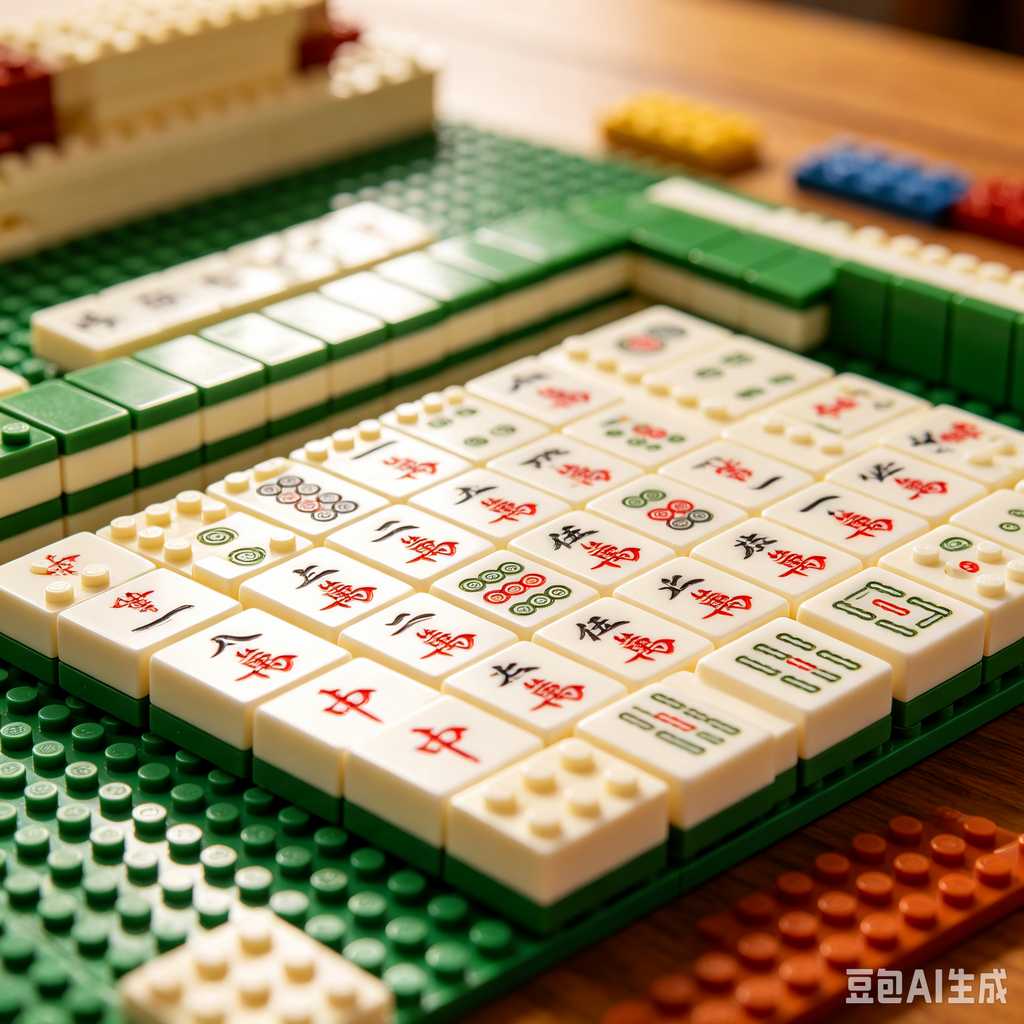 premium engraved mahjong set