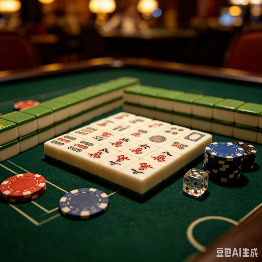 gold accent mahjong set